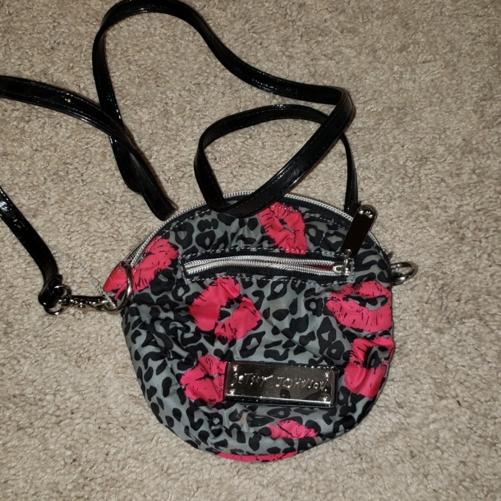 Betsey Johnson mini over shoulder purse